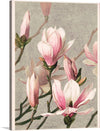 Immerse yourself in the timeless elegance of “Magnolia (1886)” by L. Prang & Co., a masterpiece that captures the ethereal beauty of magnolia blossoms in full bloom. Each petal, rendered with exquisite detail, seems to dance against a textured backdrop, inviting viewers into a world where nature’s quiet moments reign supreme.