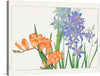 “Freesia Flower” is a captivating masterpiece of Japanese woodblock art that captures the delicate elegance and vibrant hues of freesia flowers in full bloom. The artwork is rich in detail and expression, showcasing the skillful craftsmanship typical for Japanese woodblock prints.