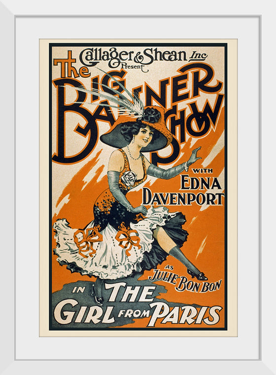 "The Girl from Paris Poster", Gallagher & Shean, Inc.