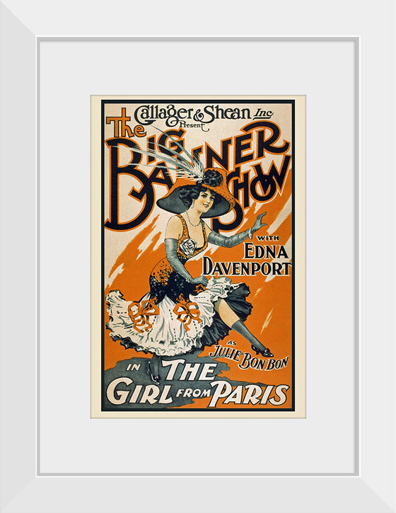 "The Girl from Paris Poster", Gallagher & Shean, Inc.