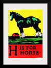 "H Is For Horse ABC 1923"