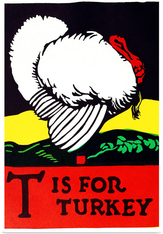 "T Is For Turkey ABC 1923"