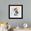 "Abstract Pattern-Filled Seahorse"