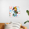 "Abstract Pattern-Filled Seahorse"