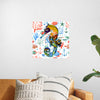 "Abstract Pattern-Filled Seahorse"