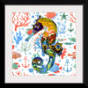 "Abstract Pattern-Filled Seahorse"