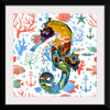 "Abstract Pattern-Filled Seahorse"