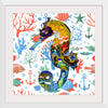 "Abstract Pattern-Filled Seahorse"