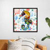 "Abstract Pattern-Filled Seahorse"