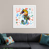 "Abstract Pattern-Filled Seahorse"