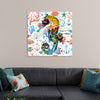 "Abstract Pattern-Filled Seahorse"