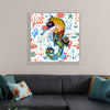 "Abstract Pattern-Filled Seahorse"