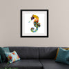 "Colorful Pattern Abstract Seahorse"