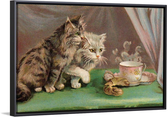 "Afternoon Tea Cats 1910"