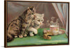 "Afternoon Tea Cats 1910"