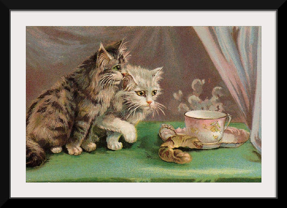 "Afternoon Tea Cats 1910"