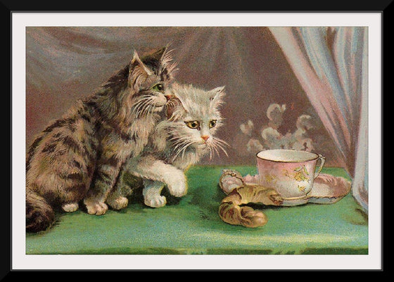 "Afternoon Tea Cats 1910"