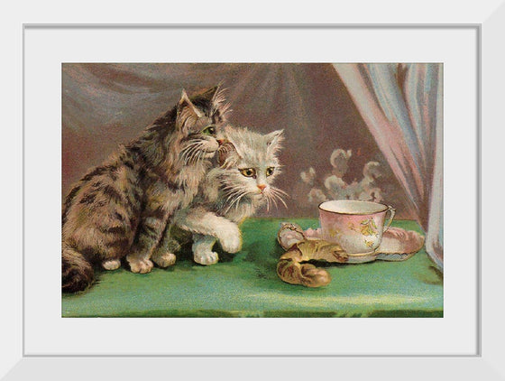 "Afternoon Tea Cats 1910"