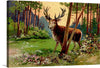 "Deer in the Forest"