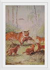 "Vixen & Cubs Fox (1910)", Maude Scrivener