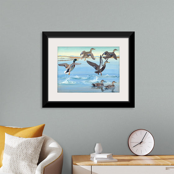 "Vintage Ducks Painting"