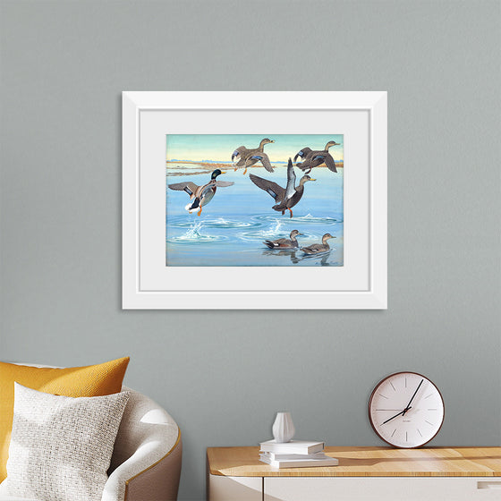 "Vintage Ducks Painting"