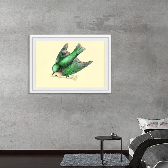"Bird Swallow Art Nouveau"