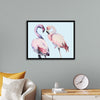 "Flamingo Watercolor Painting"