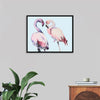 "Flamingo Watercolor Painting"