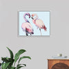 "Flamingo Watercolor Painting"