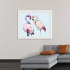 "Flamingo Watercolor Painting"