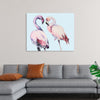 "Flamingo Watercolor Painting"