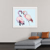 "Flamingo Watercolor Painting"