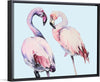 "Flamingo Watercolor Painting"