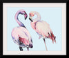 "Flamingo Watercolor Painting"