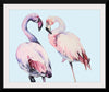 "Flamingo Watercolor Painting"