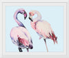 "Flamingo Watercolor Painting"