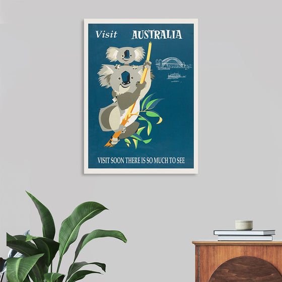 "Australia Retro Travel Poster", Harry Rogers