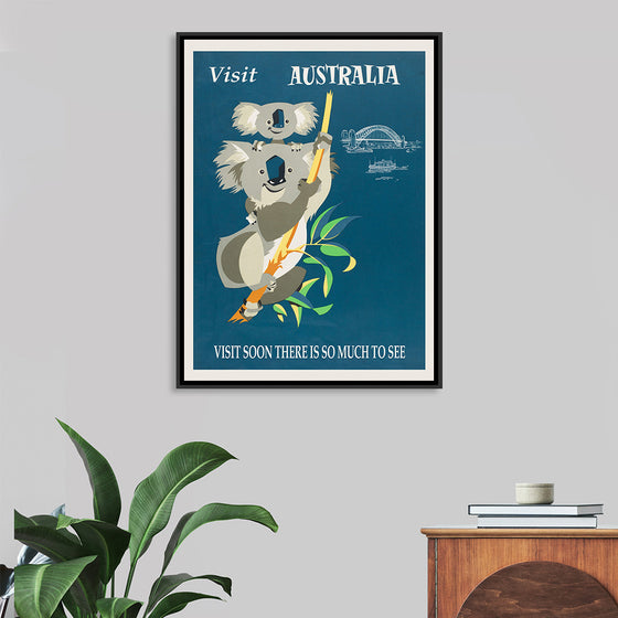 "Australia Retro Travel Poster", Harry Rogers