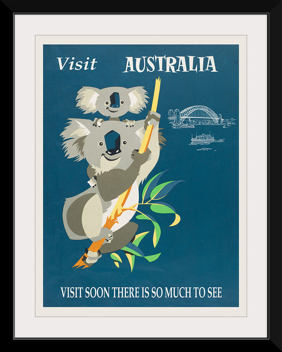 "Australia Retro Travel Poster", Harry Rogers