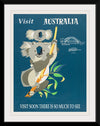 "Australia Retro Travel Poster", Harry Rogers