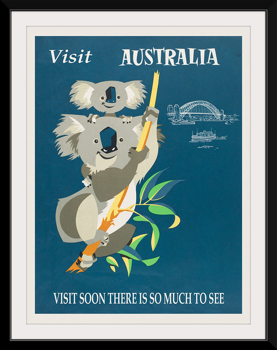 "Australia Retro Travel Poster", Harry Rogers