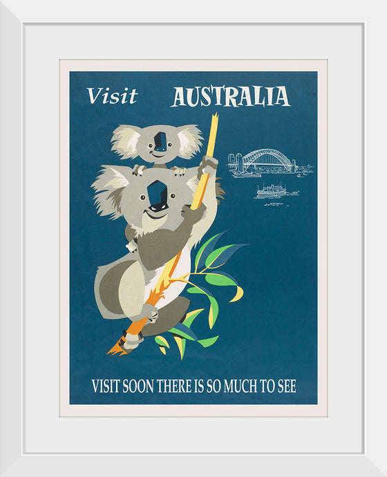 "Australia Retro Travel Poster", Harry Rogers