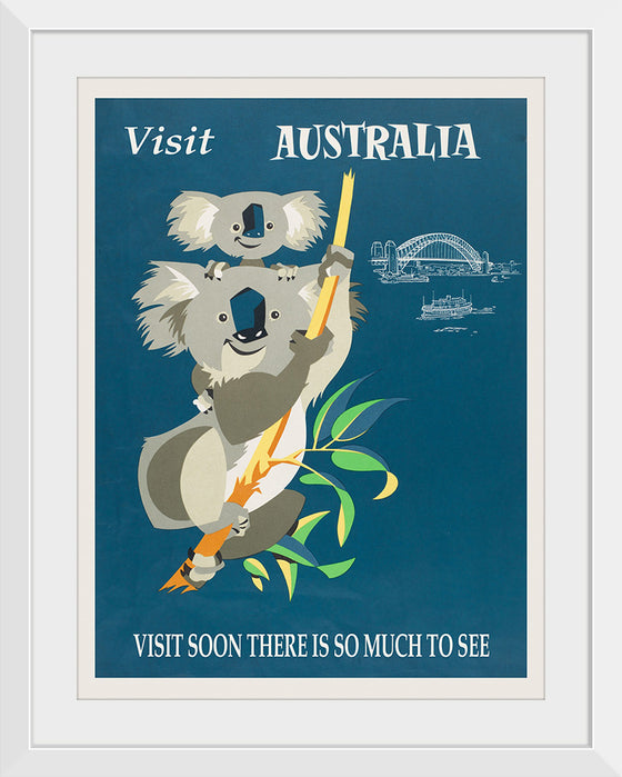 "Australia Retro Travel Poster", Harry Rogers