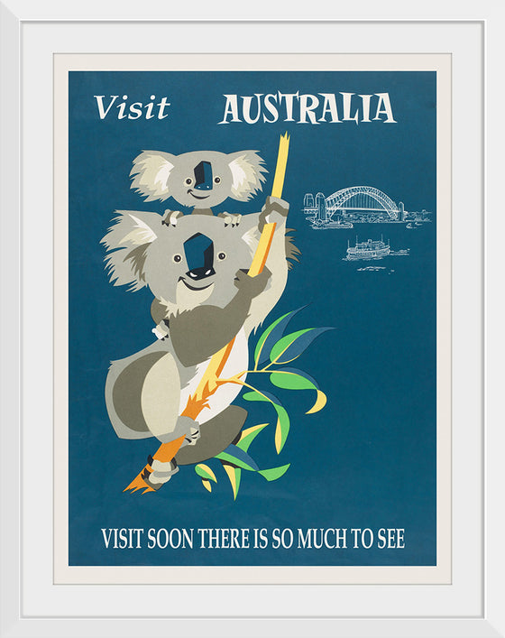 "Australia Retro Travel Poster", Harry Rogers