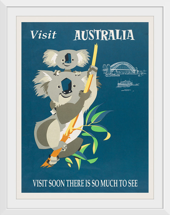 "Australia Retro Travel Poster", Harry Rogers