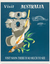 "Australia Retro Travel Poster", Harry Rogers