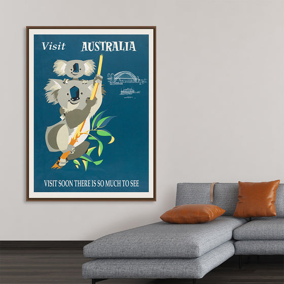 "Australia Retro Travel Poster", Harry Rogers