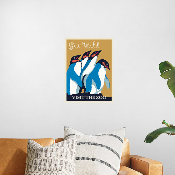 "Penguin Zoo Poster"