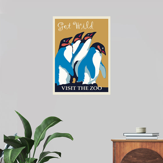 "Penguin Zoo Poster"